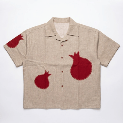 FEEQI - Button-up. Resort collar. Hand cut, hand stitched shirt.