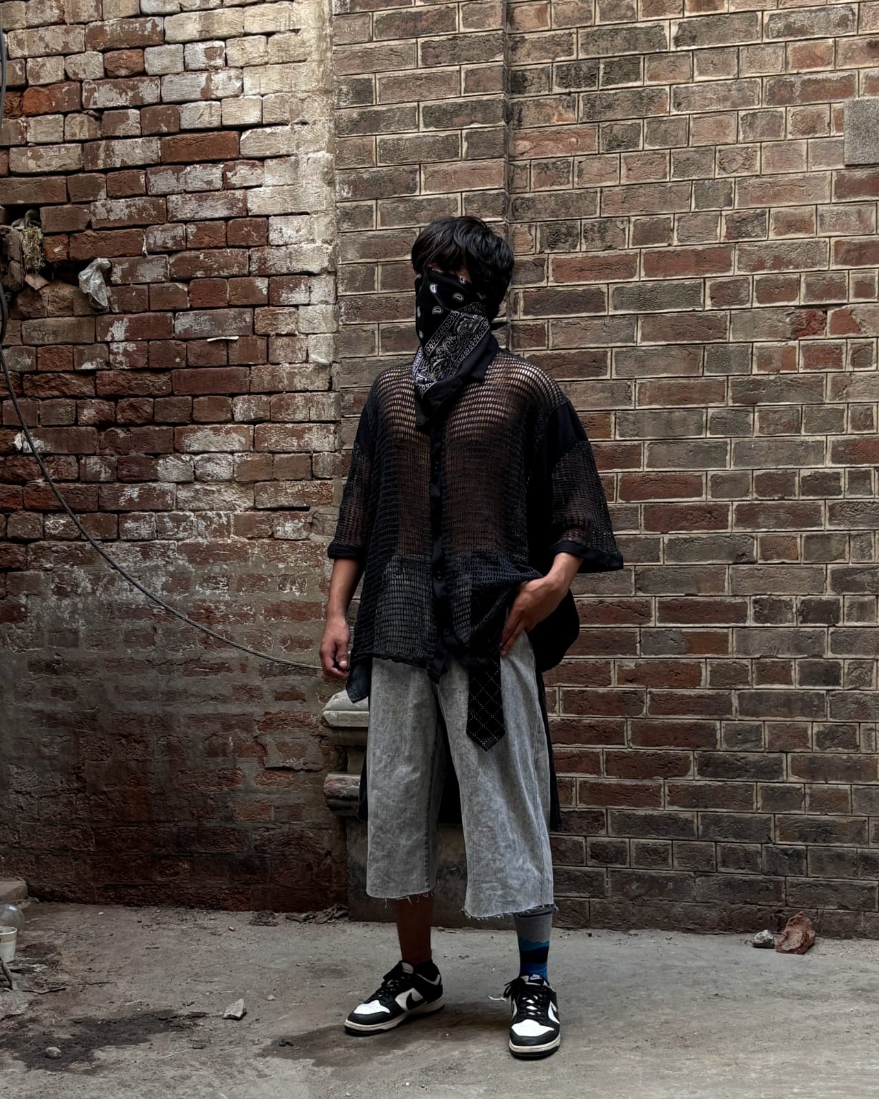 JAAL Cotton Net Shirt