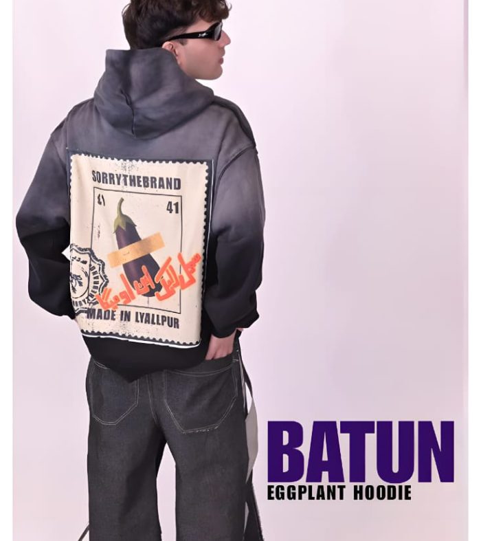 BATUN EGGPLANT HOODIE